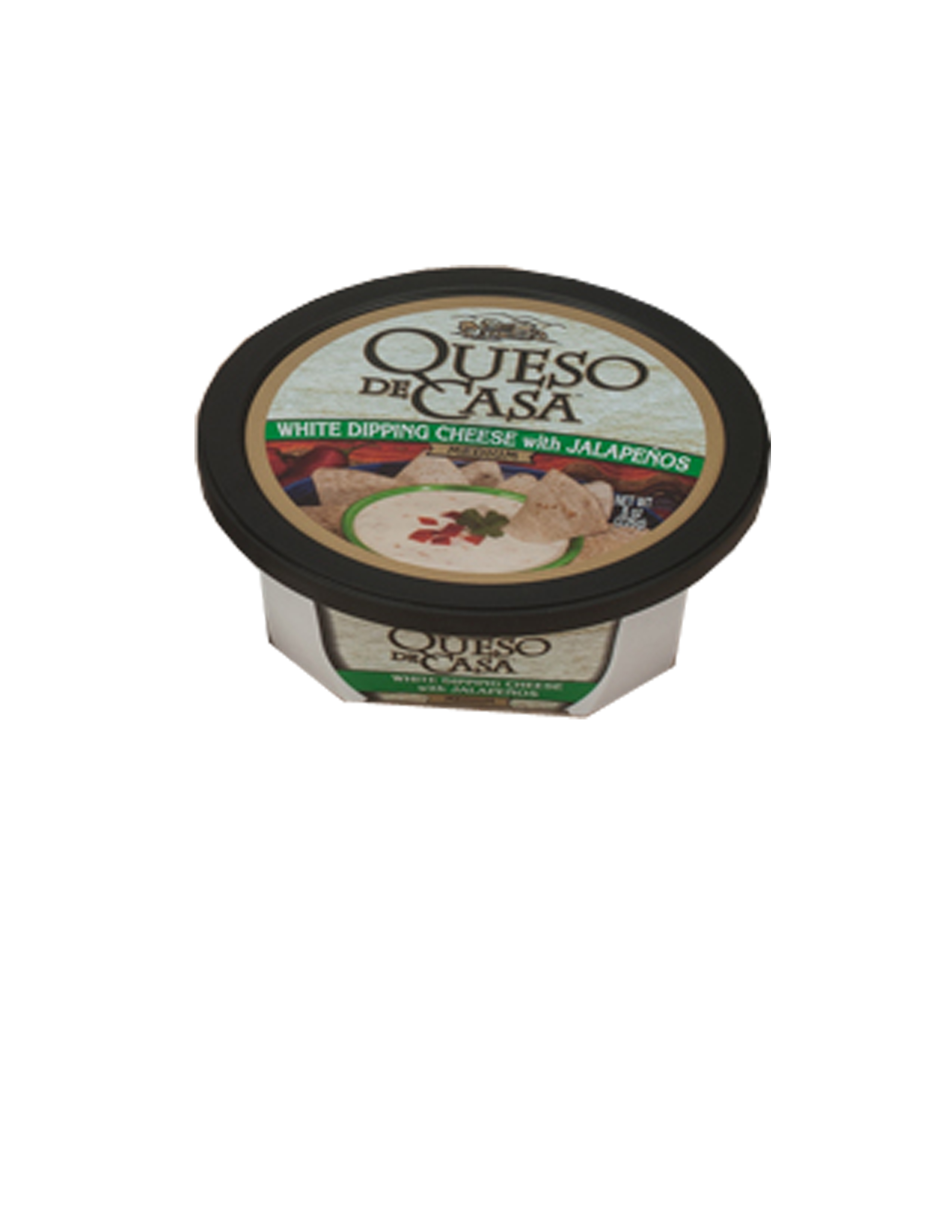 Queso de Casa White Dipping Cheese w/Jalapenos - 8oz Cup product image